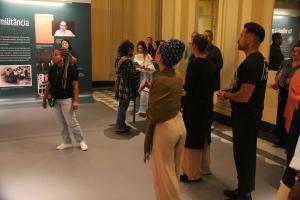 Visita mediada apresentou os espaços do Museu da Justiça