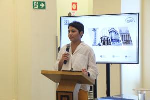 Tayná Louise de Maria, historiadora do Museu da Justiça
