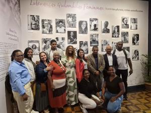 Bia Nunes e familiares de Tia Eva
