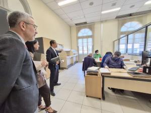 Consultora do Instituto Innovare visita o Museu da Justiça.