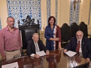 Gravação do Programa de História Oral com o Des. José Geraldo Antônio