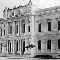 Aspecto do Palácio da Justiça em 1922. Centenário da Independência do Brasil. Álbum do Estado do Rio de Janeiro, 1922.