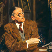 Pintura de James Joyce.