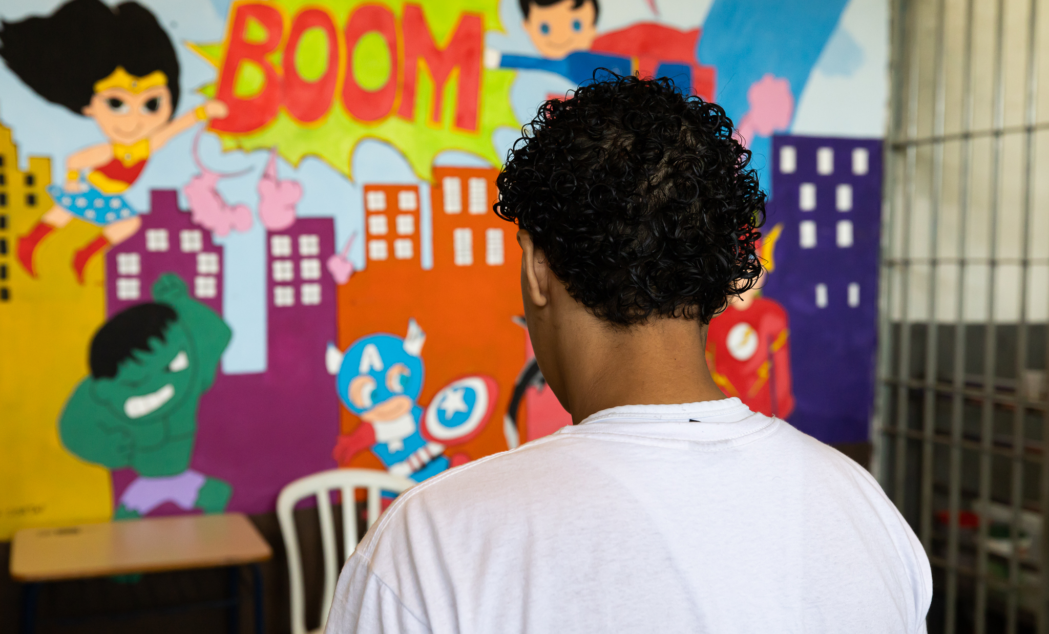 Carlos (nome fictício) aproveitou a ida da Justiça Itinerante para dar início a produção de novos documentos para que possa replanejar a vida fora