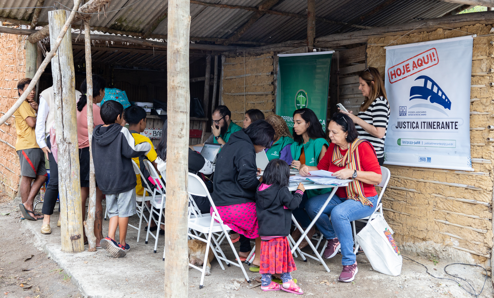 TJRJ leva Justiça Itinerante à aldeia indígena em Maricá