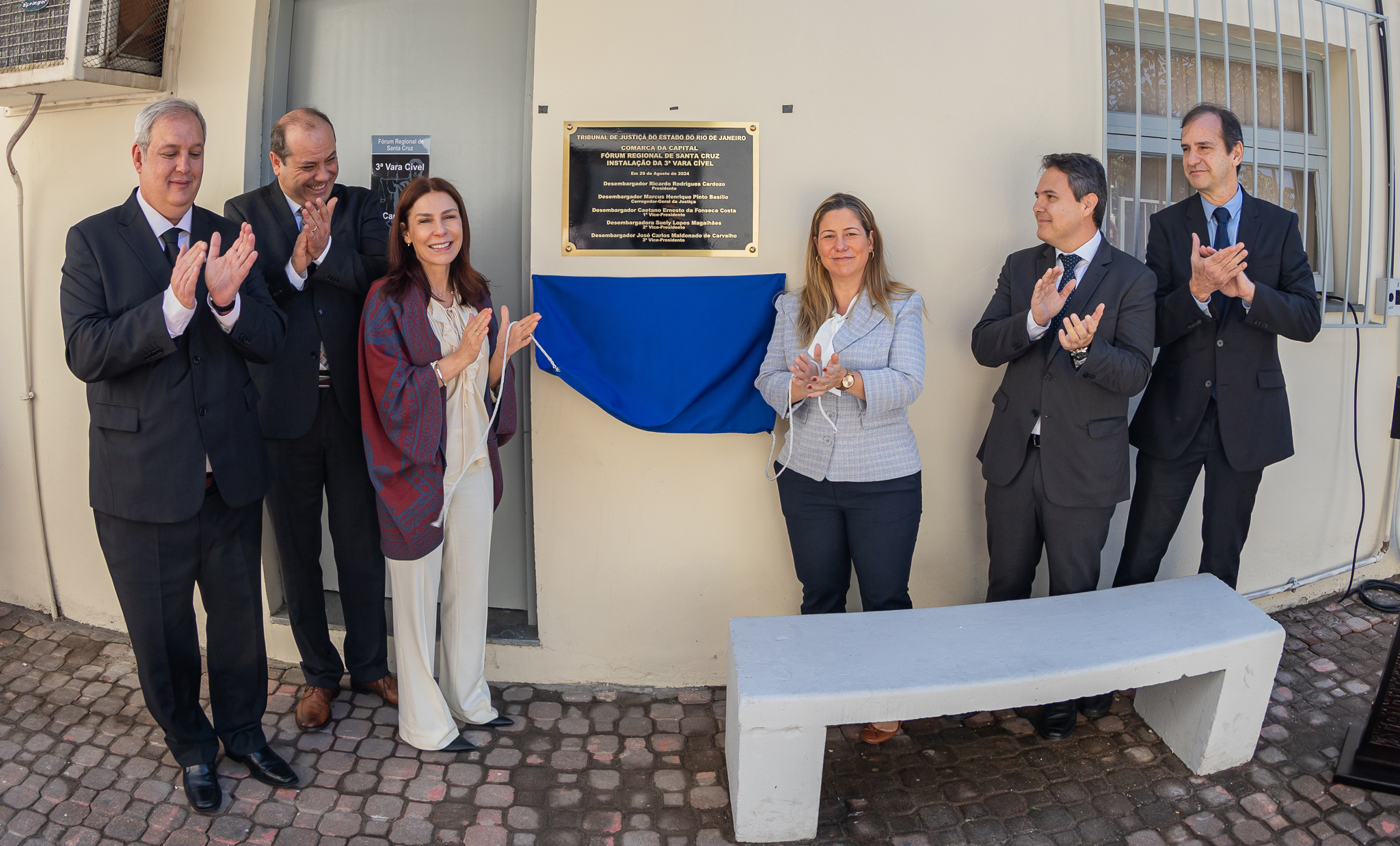 Magistrados inauguram a 3ª Vara Cível Regional de Santa Cruz