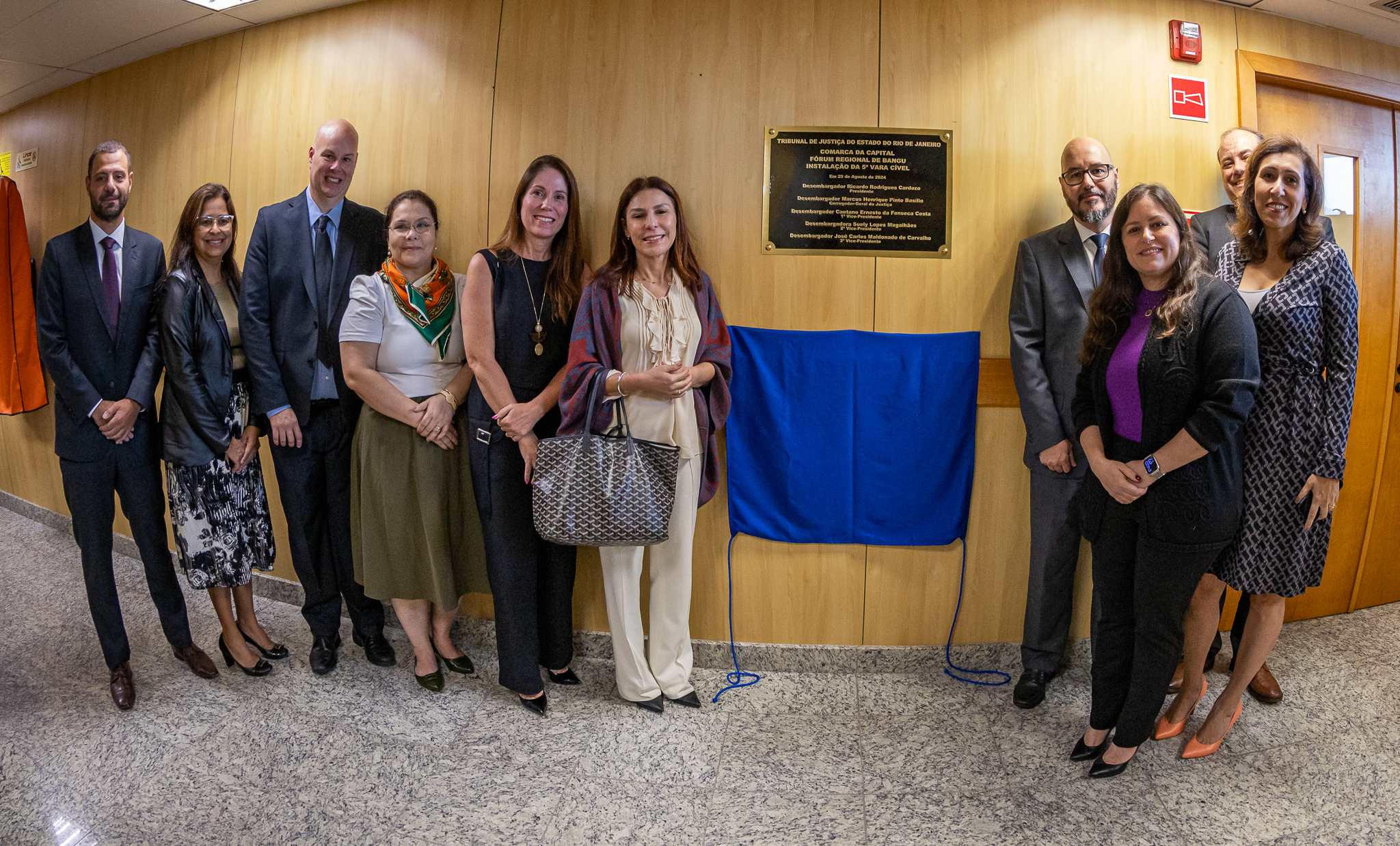 Magistrados de Bangu prestigiaram a inauguração da 5ª Vara Cível
