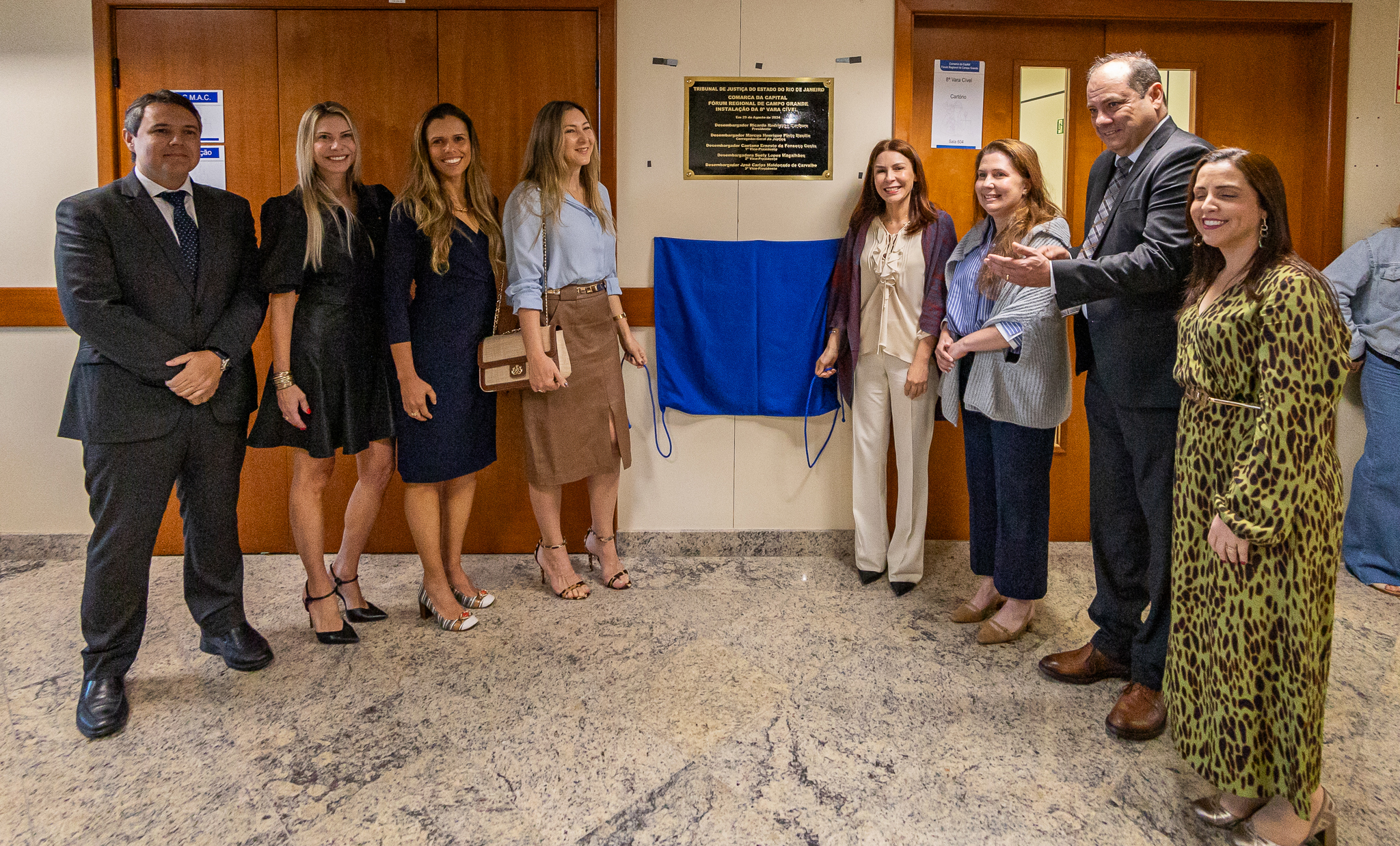  Juízes do Fórum Regional de Campo Grande se unem para inaugurar a 8ª Vara Cível