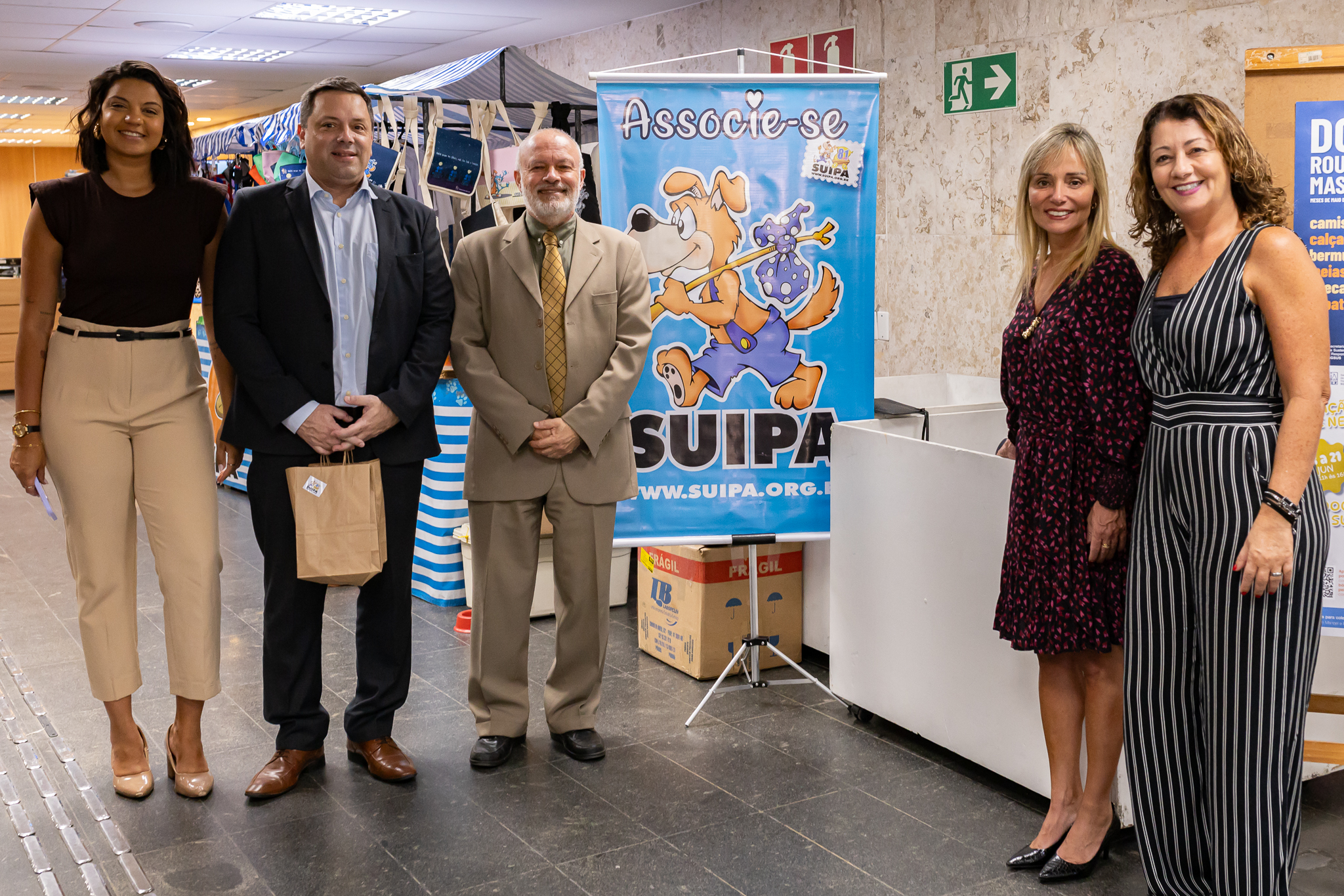 Dayane Oliveira Verly, Luiz Felipe Fleury Correa, diretor do Departamento de Sustentabilidade; Antonio Ligiero, secretário-geral de Sustentabilidade e Responsabilidade Social; juíza auxiliar da Presidência Ana Paula Monte Figueiredo Pena Barros; e Claudia Brogno Marques