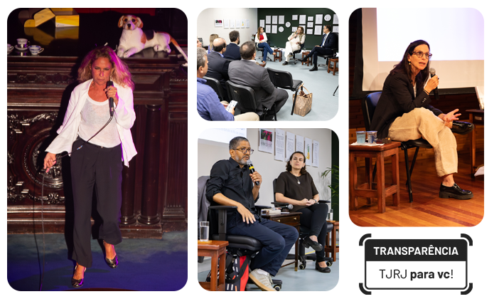 Montagem com alguma das ações realizadas pelo CCPJ ao longo de 2025