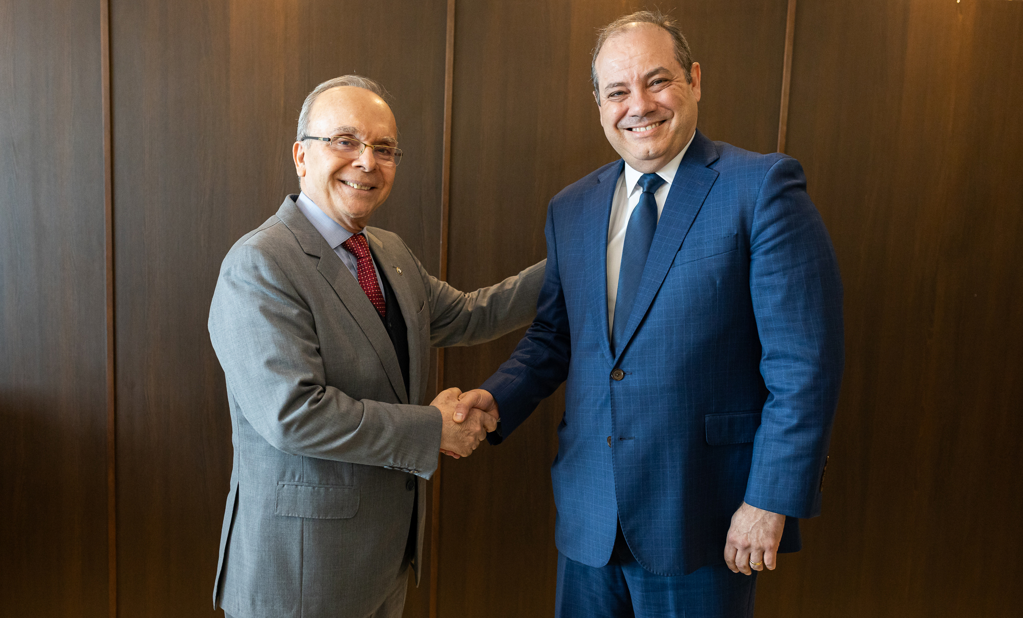 Presidente do TJRJ, desembargador Ricardo Cardozo ao lado do juiz auxiliar da presidência José Cláudio