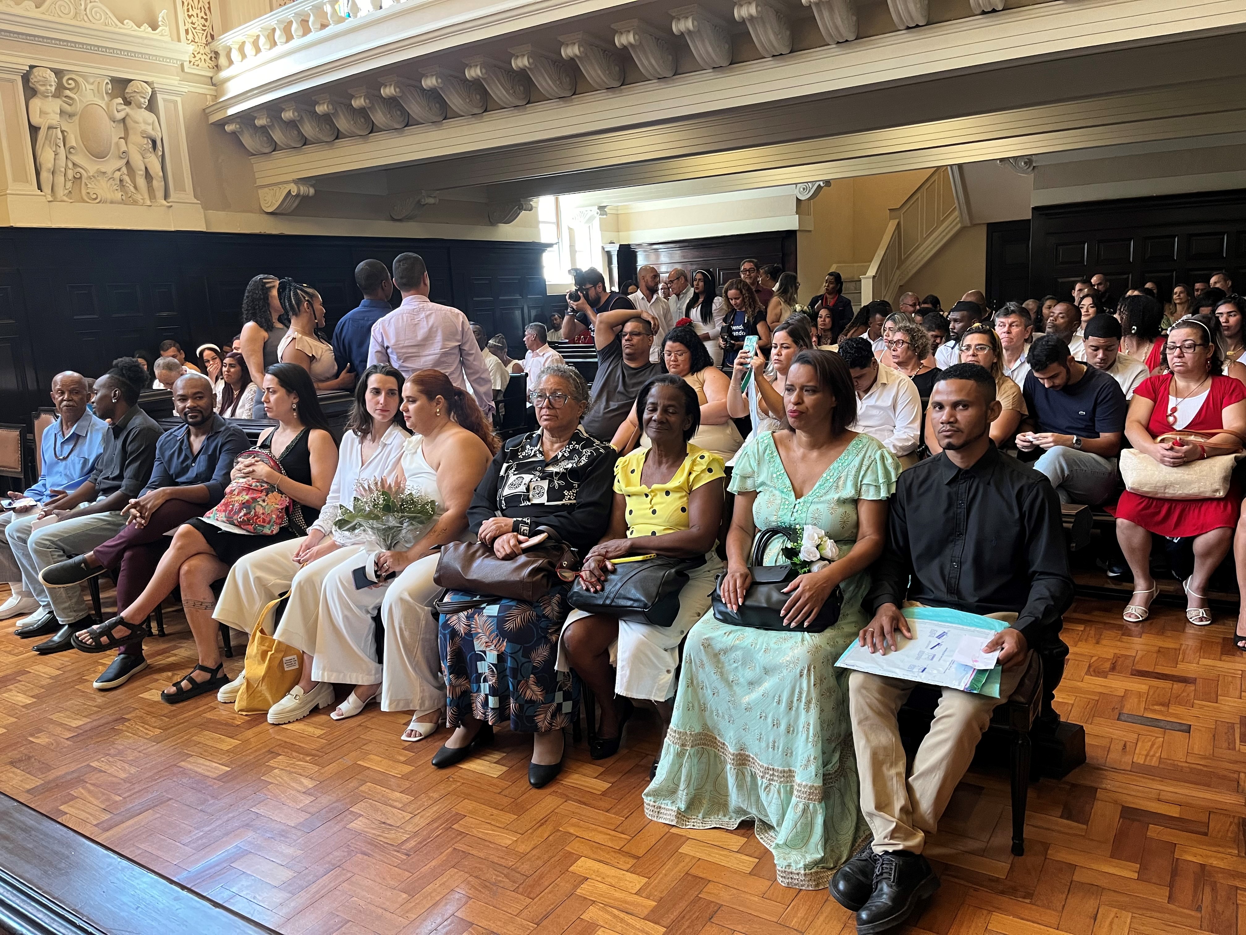 Casamento Comunitário é realizado no Museu da Justiça do Rio