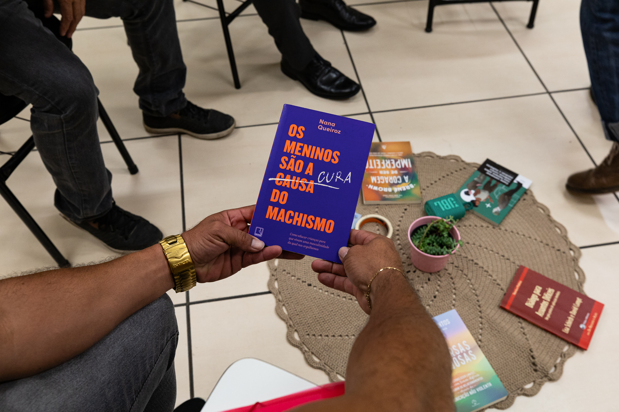 Grupo de homens agressores no contexto da Lei Maria da Penha participa de iniciativa do Nupemec realizada no Cejusc de Bangu