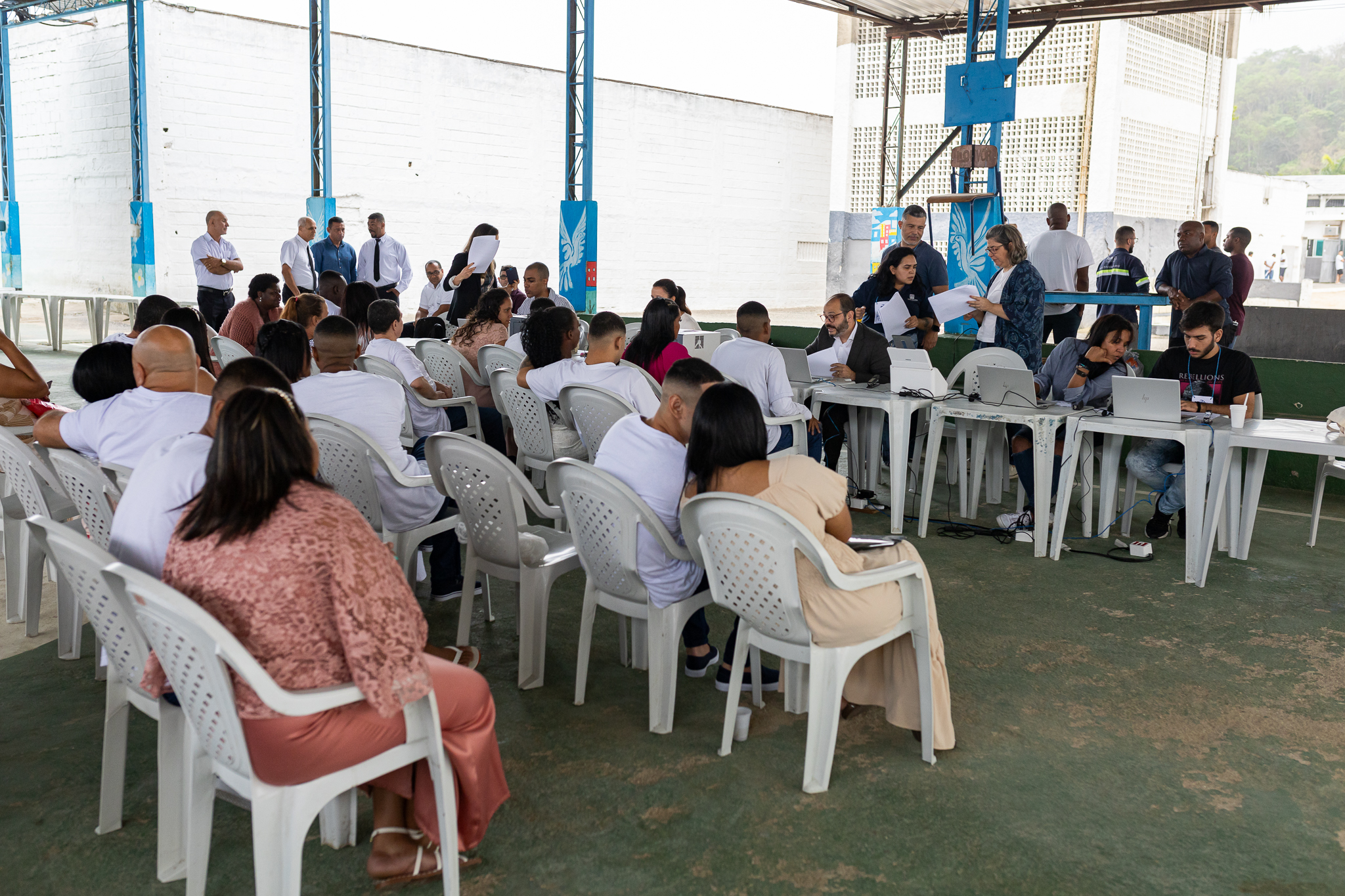 ​       O Programa Justiça Itinerante no Sistema Penitenciário realizou 215 atendimentos no Instituto Penal Benjamin de Moraes Filho   ​