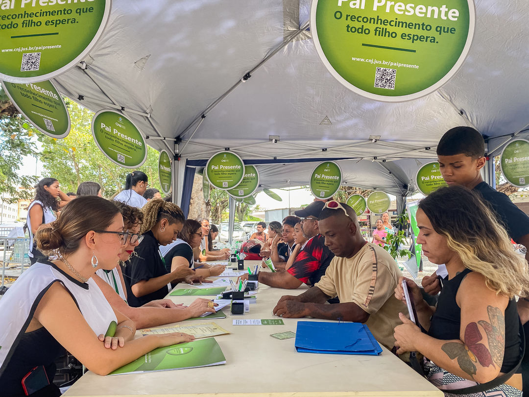 Imagem dos atendimentos sendo realizados. 