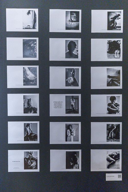 Imagem da obra "Eu não sou um lixo", que apresenta a dor e a força de mulheres vítimas de violência doméstica na III Mostra Artística e Literária do TJRJ