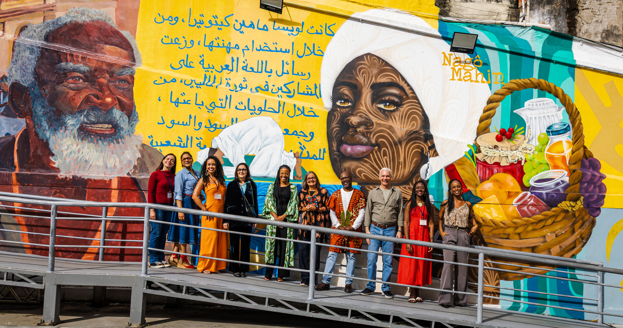 Da esquerda para a direita: Maria Araci Martins (NAPJUS), Alessandra Man-Fu Lima, Tatiana Brandão (NAPJUS), desembargadora Patricia Serra, Inara Flora Firmino (NAPJUS), professora Marta Abreu, professor Julio Cesar Medeiros, desembargador Wagner Cinelli, Abab Nino (NAPJUS) e Isis Saint’Clair (NAPJUS)