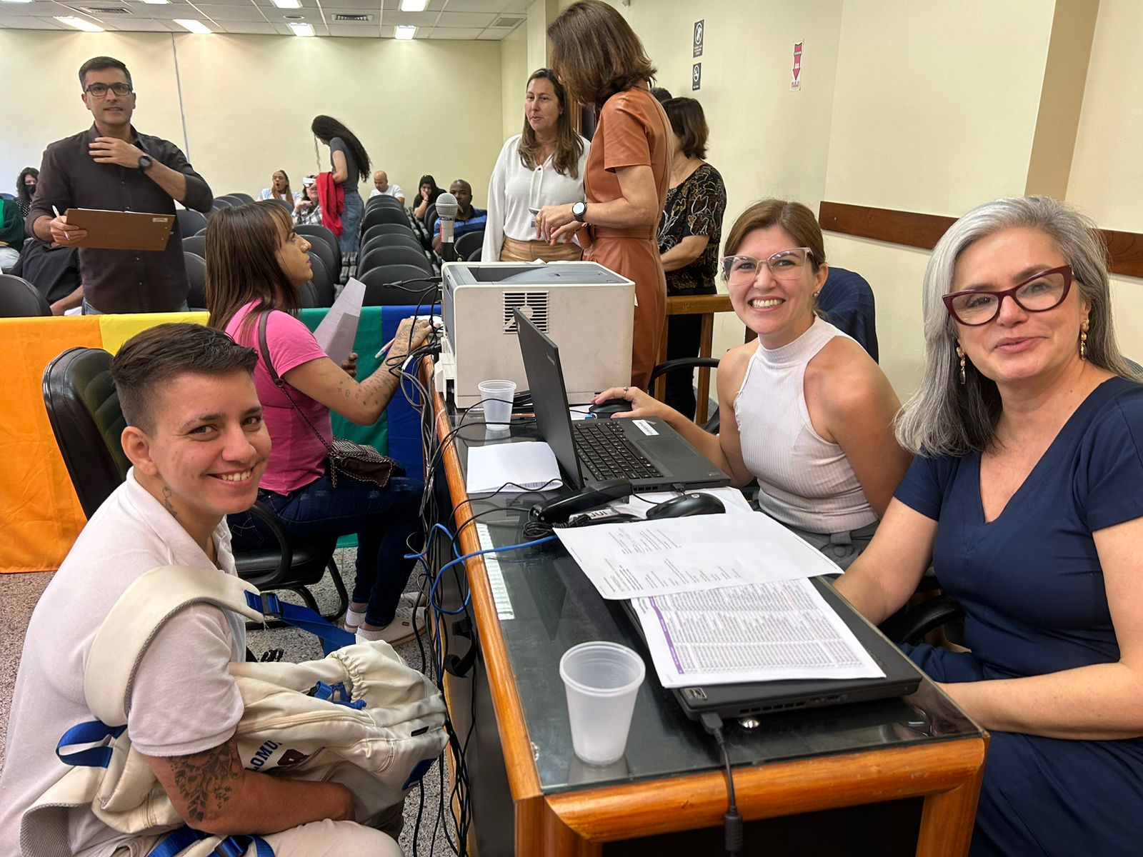 ​       A ação de requalificação civil proporcionou alegria a quem esperava pela  oportunidade de realizar a mudança oficial de gênero e de nome  ​