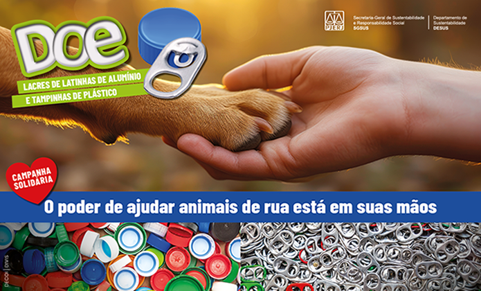 Sustentabilidade e solidariedade: TJRJ recolhe tampinhas para ajudar animais de rua