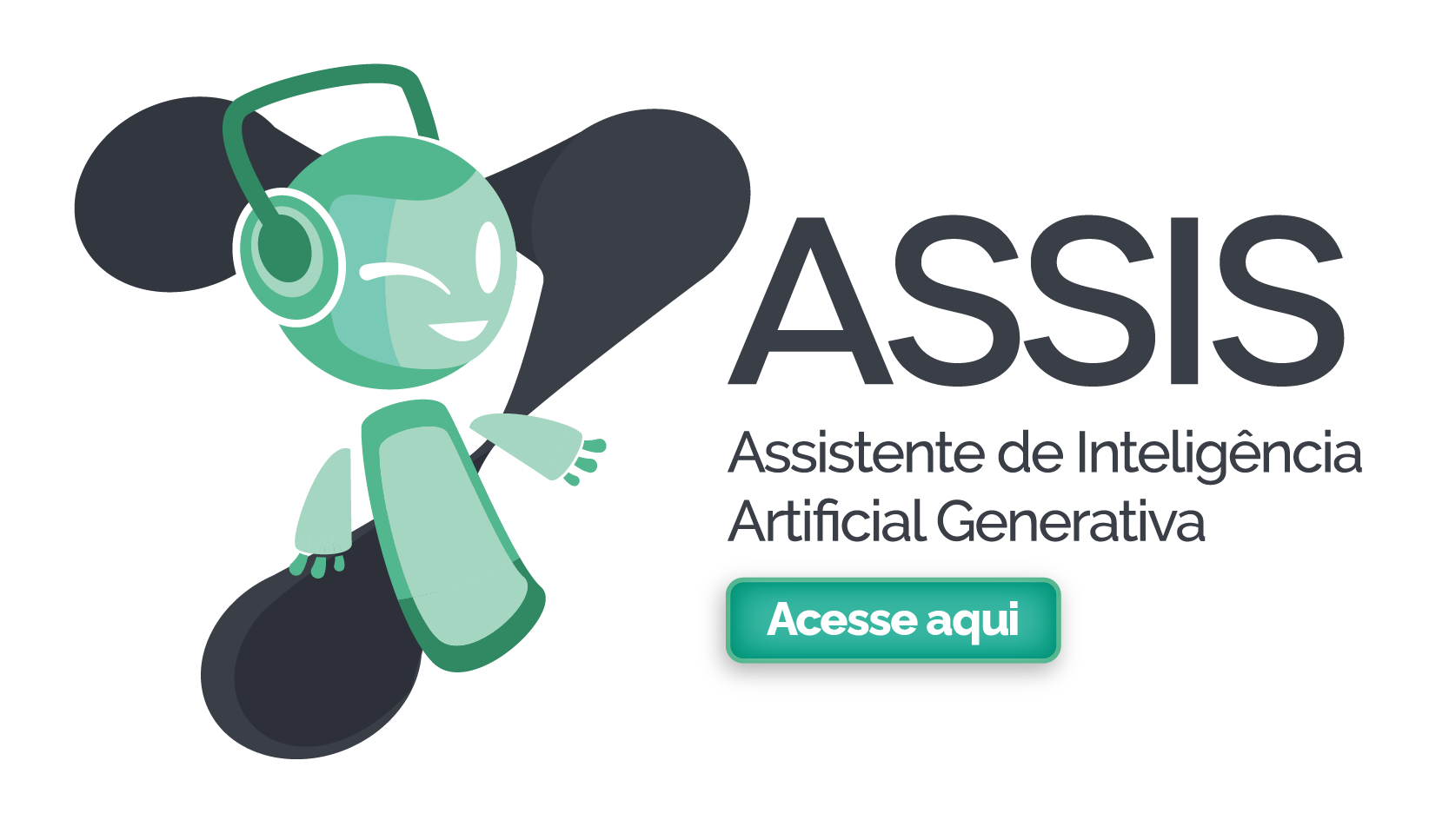 Logo ASSIS - Assistência de Inteligência Artificial Generativa. Clique e acesse aqui