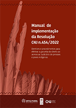 capa manual de implementação da resolução cnj nº 454 2022