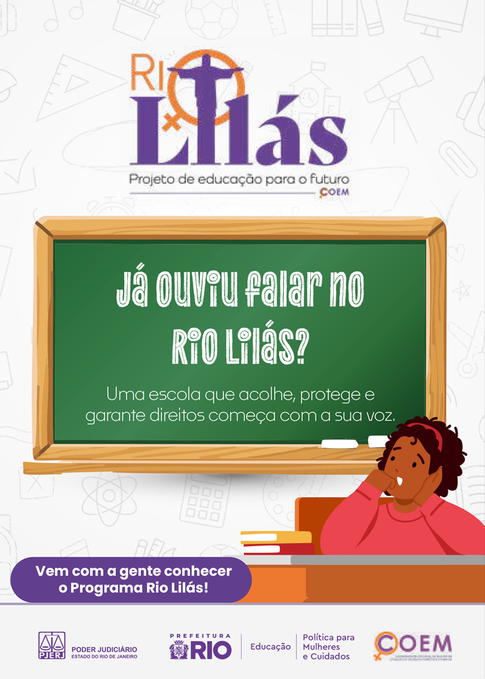Folder Educadores Rio Lilás. clique e acesse