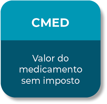 Valor do Medicamento sem imposto CMED