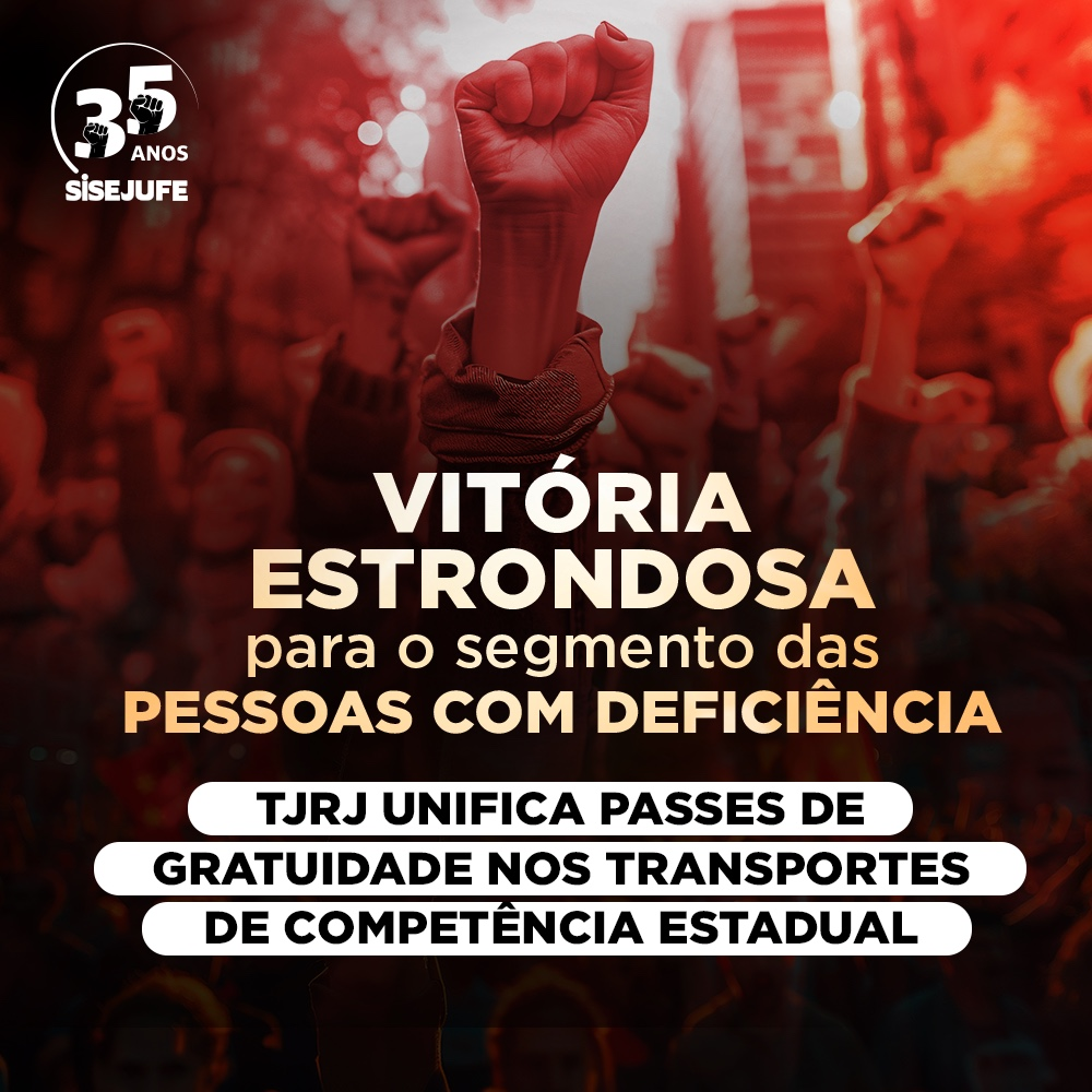 Vitória Estrondosa para o segmento das pessoas com deficiência - TJRJ unifica passes de gratuidade nos transportes de competência estadual