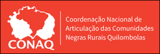 Botão para o site da Coordenação Nacional de Articulação das Comunidades Negras Rurais Quilombolas