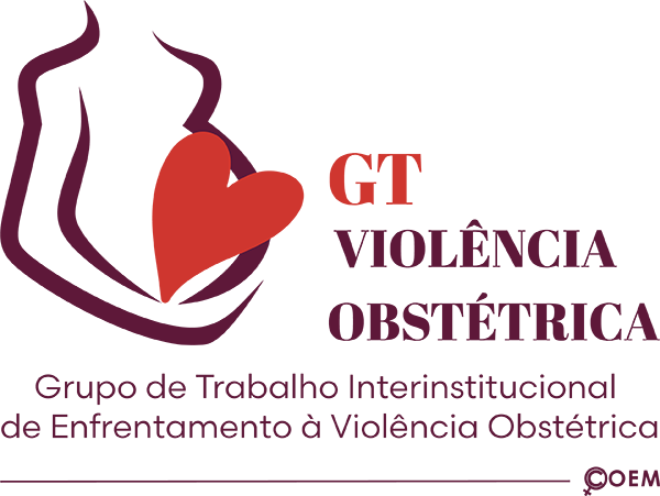 Logomarca: GT - Violência Obstétrica. Grupo de Trabalho Interinstitucional de Enfrentamento à  Violência Obstétrica