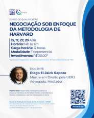 Negociação sob enfoque da metodologia de Harvard