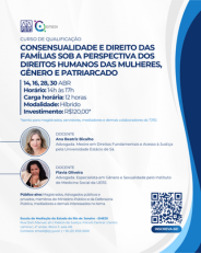 CONSENSUALIDADE E DIREITO DAS FAMÍLIAS