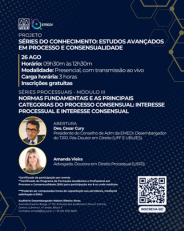 Séries do Conhecimento: Normas fundamentais e as principais categorias do processo consensual: interesse processual e interesse consensual