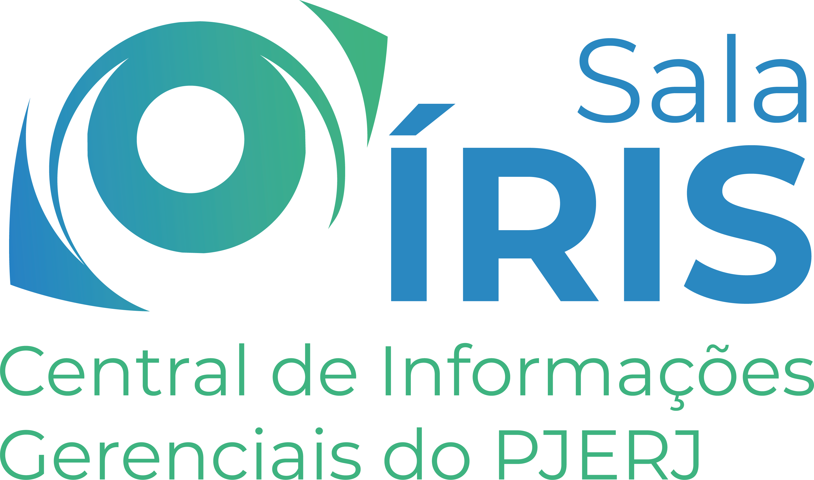 Sala Íris - Central de Informações Gerenciais do PJERJ - vídeo wall - clique para acessar